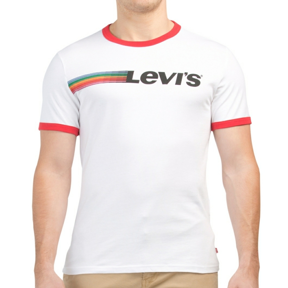 Levi's Men Short Sleeve Ringer Tee